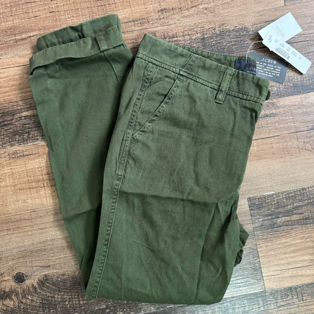 J. Crew Chino Cuffed Pants